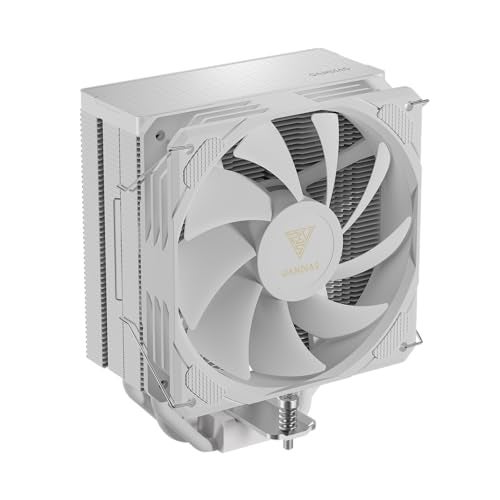 Gamdias Boreas M2-510 WH | CPU Cooler 120mm Fan| Support AMD & Intel CPU Socket AM5, AM4 / LGA 1700, 1200, 1151, 1150/ PWM Case Fans/72.94CFM Air Flow/ 5 Heat Pipes -White - Image 1