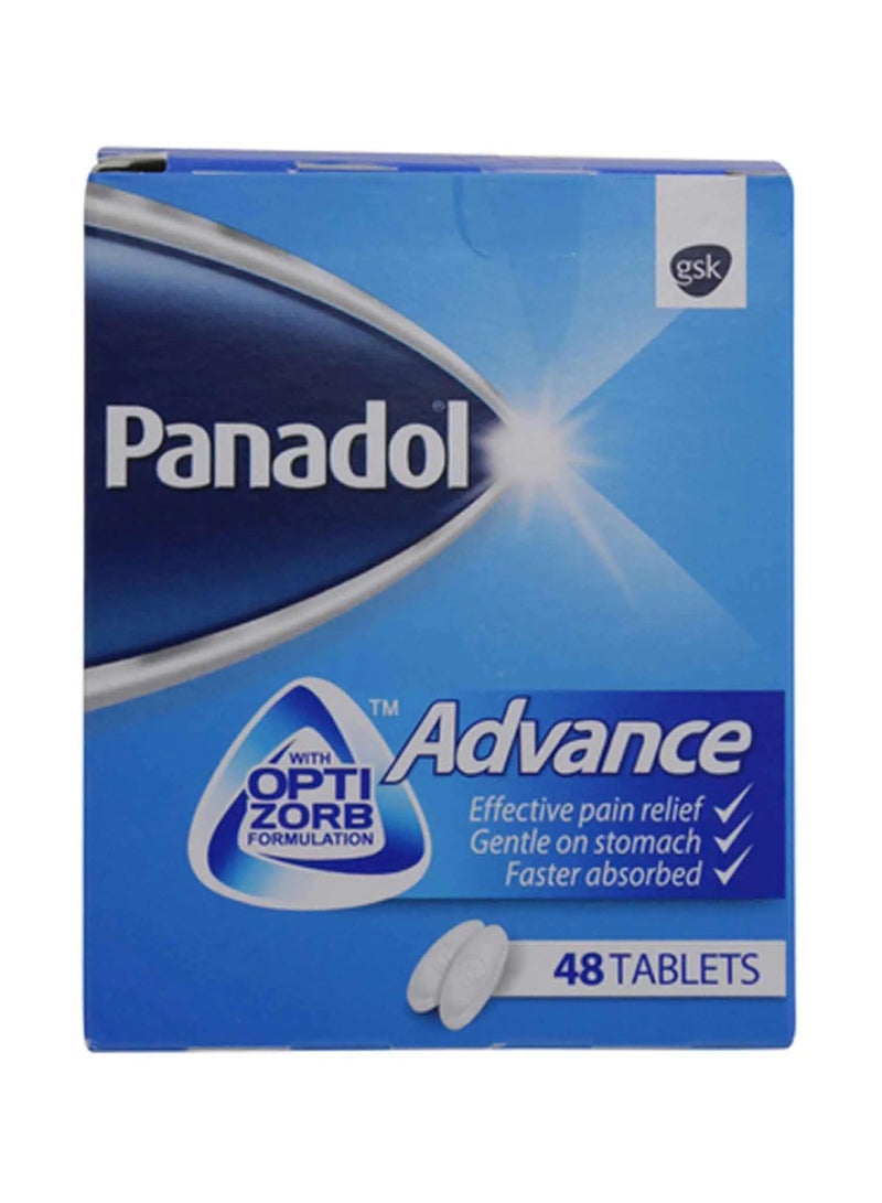 Panadol بانادول أدفانس 500 ملغ 48 قرص
