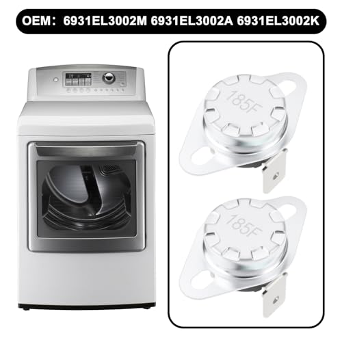 OTOTEC 2pcs Dryer Thermostat Replacement Part 6931EL3002M 6931EL3002A 6931EL3002K Compatible with LG Dryers - Image 2