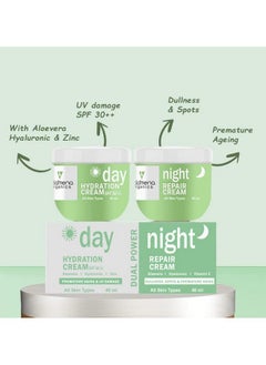 VOLAMENA WITH DEVICE Volamena Hydration Day & Night Creams Combo (40+40 ml) pack of 2  - Image 3