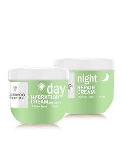 VOLAMENA WITH DEVICE Volamena Hydration Day & Night Creams Combo (40+40 ml) pack of 2  - Image 2