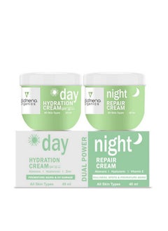 VOLAMENA WITH DEVICE Volamena Hydration Day & Night Creams Combo (40+40 ml) pack of 2  - Image 1