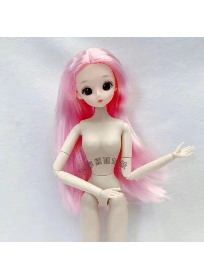 30cm Dreams Lili Lele Barba Doll Naked Baby Body 26 Joint Toy Princess Single Doll-Color:2-Height:Doll Head + Body  - Image 5