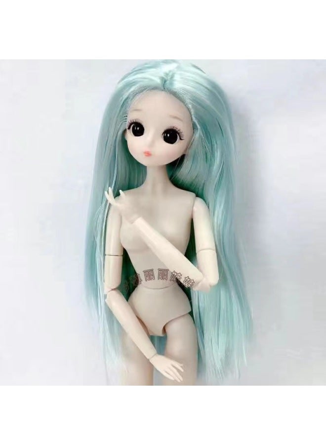 30cm Dreams Lili Lele Barba Doll Naked Baby Body 26 Joint Toy Princess Single Doll-Color:2-Height:Doll Head + Body  - Image 4