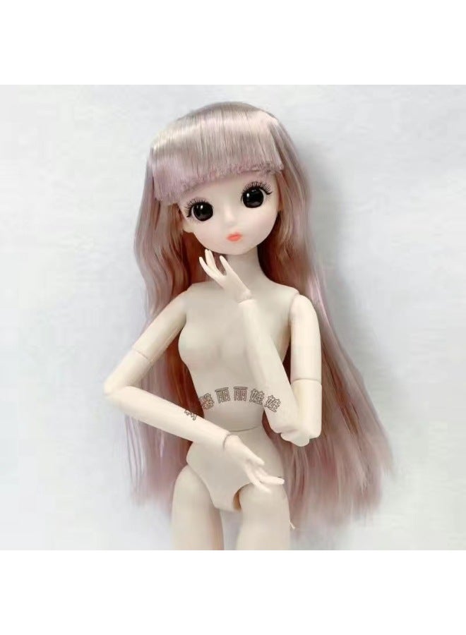 30cm Dreams Lili Lele Barba Doll Naked Baby Body 26 Joint Toy Princess Single Doll-Color:2-Height:Doll Head + Body  - Image 1