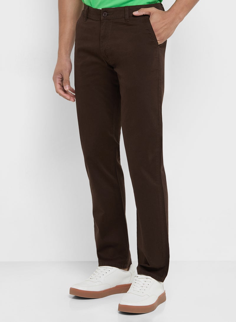 Robert Wood Straight Fit Chino Pants  - Image 1