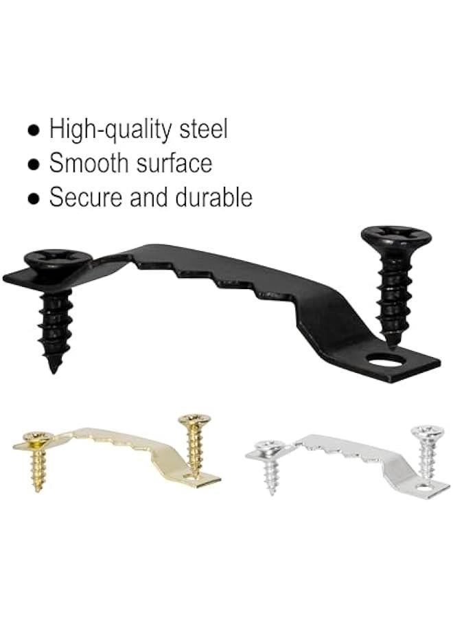 Arabest Small Sawtooth Picture Hangers with Screws - 50 Pack, Picture Hanging Hooks Perfect for Hanging Photo Frames, Canvas, Artwork, Paintings and More  - Image 4