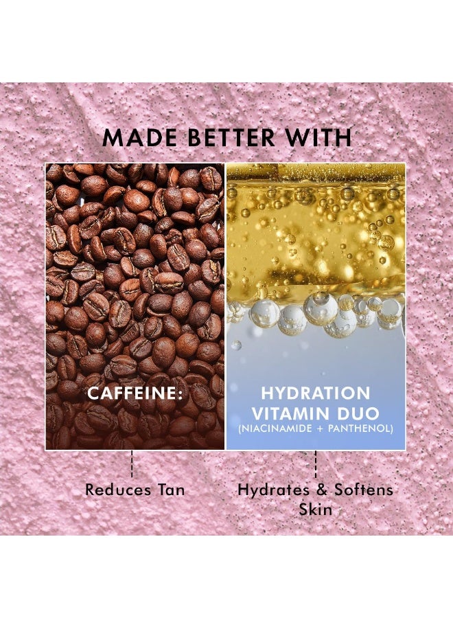 إم كافيين مقشر الجسم بالتوت والكافيين | إزالة السمرة | AHAs - حمض اللاكتيك والجليكوليك، النياسيناميد | غني بفيتامين C لبشرة أكثر إشراقًا ونعومة | إزالة الجلد الجاف والميت | رائحة التوت والفواكه - 175 جم - Image 5