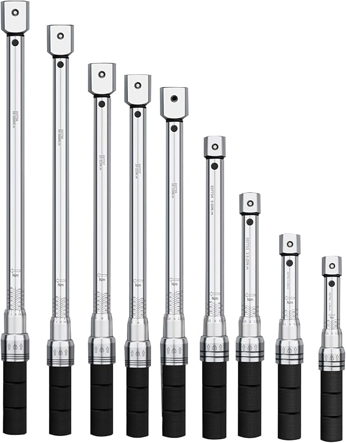 10x150Nm مفتاح قابل للتعديل أداة يدوية لإصلاح وصيانة السيارات الميكانيكية - Image 4