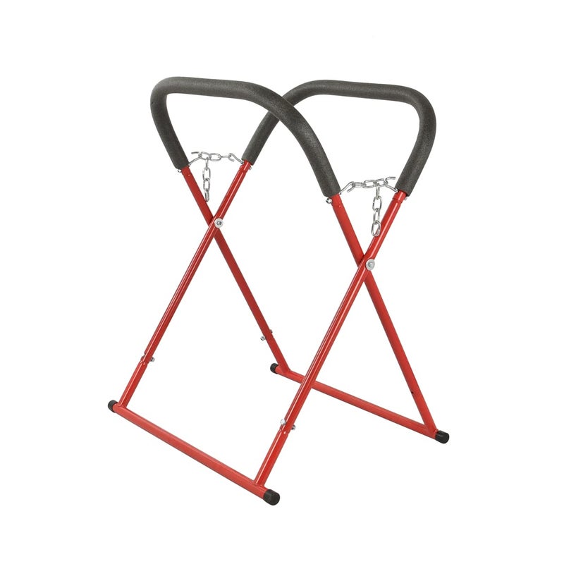 K Tool International 79755 Automotive Fender Stand for Garages Repair Shops and DIY 31 x 36 x 41 750 lbs Capacity Adjustable Padded PowderCoated Tubular Steel NonSkid Feet RedBlack