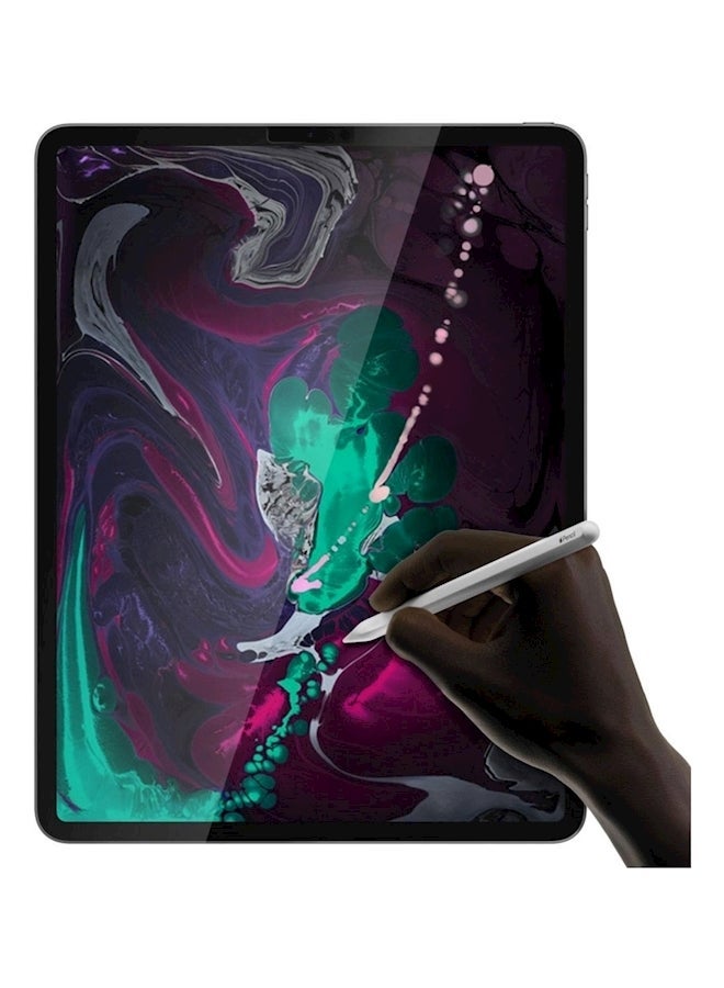 NIBEMINENT Tempered Glass Screen Protector For Apple iPad Pro 12.9 Inch Clear - Image 4