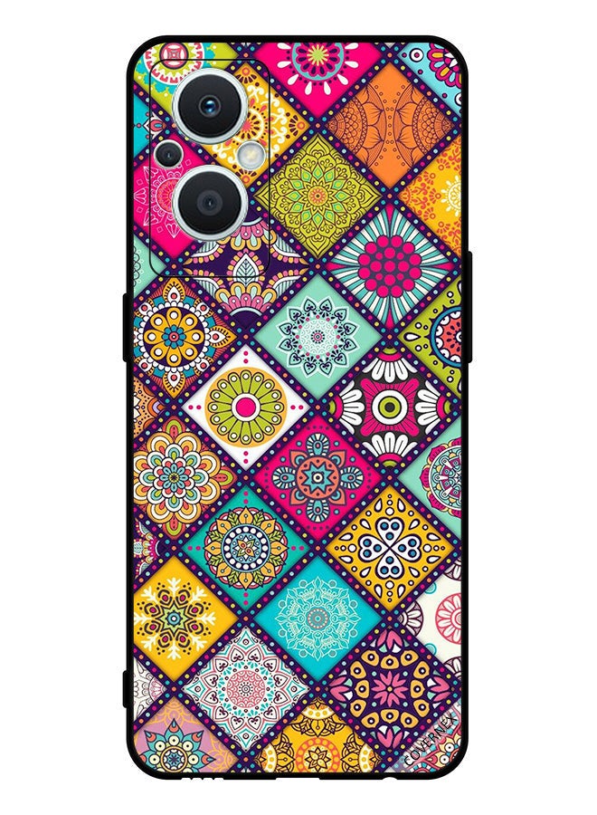Covernex Protective Case Cover For Oppo Reno 7 Z 5G Mandala Islamic Shapes Pattern - Image 1