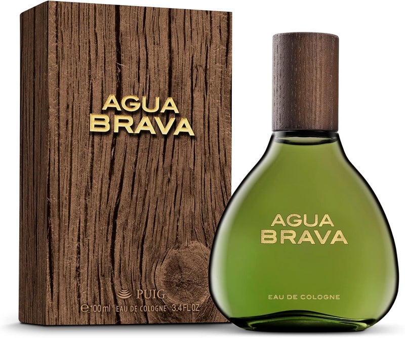 أغوا برافا عطر كولونيا للرجال - ذو رائحة طويلة الدوام - بنكهات بحرية، رياضية، منعشة، كلاسيكية وأنيقة - يحتوي على نكهات الخشب، الحمضيات، التوابل والمسك - مثالي للاستخدام اليومي - سعة 100 مل - Image 1