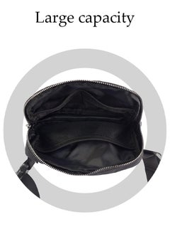 DUNISO Belt Bag Waist Pack Crossbody Bags for Running Hiking Travel Workout Adjustable Strap for Women,Stylish(black)  - Image 4