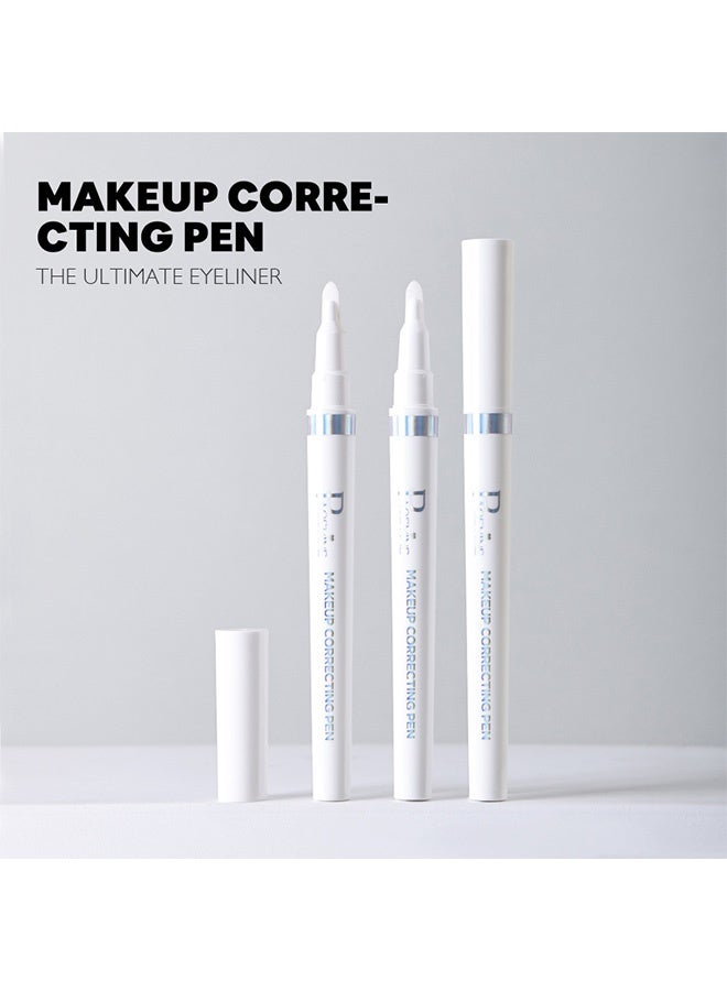 PAGE VINE Makeup Correcting Pen,Eye Corrector Pen Remover Stick Wash Free Quick Correction Lipstick Eyeliner Smudged Easy-to Use & Travel-Friendly Cleansing Pencil - Image 2