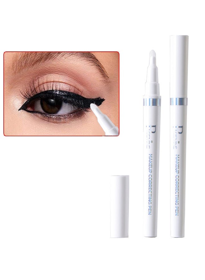 PAGE VINE Makeup Correcting Pen,Eye Corrector Pen Remover Stick Wash Free Quick Correction Lipstick Eyeliner Smudged Easy-to Use & Travel-Friendly Cleansing Pencil - Image 1