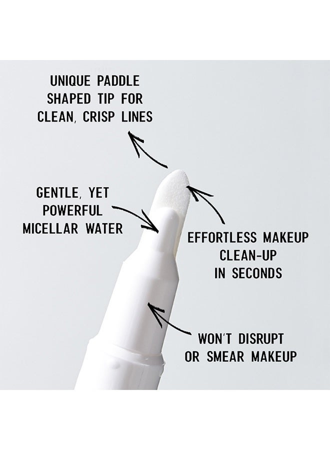 PAGE VINE Makeup Correcting Pen,Eye Corrector Pen Remover Stick Wash Free Quick Correction Lipstick Eyeliner Smudged Easy-to Use & Travel-Friendly Cleansing Pencil - Image 5