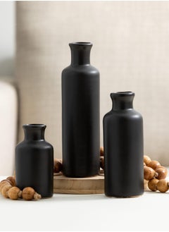 Garlo Ceramic vase set, modern home decor, decorative vase, suitable for kitchen, bedroom, office, living room, bathroom, as well as shelf decoration, table decoration, small vase  - Image 2