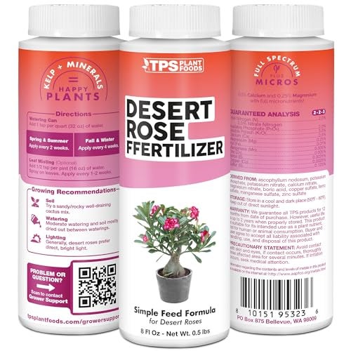 TPS NUTRIENTS Desert Rose Fertilizer, Complete Liquid Desert Rose Plant Food, 8 oz (250mL) - Image 5