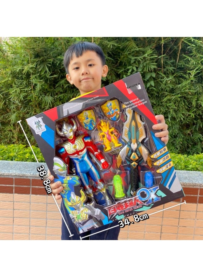 Genuine Variety Superman Shaper Calling Device Boy Children Monster Doll Ott Toy Large Gift Box Wholesale-Color: Superman + Summoner 223 - Image 3