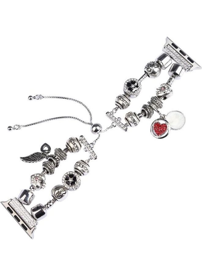 نيبمينينت سوار لساعة أبل 5 و4 مقاس 44 مم/3 و2 و1 42 مم فضي - Image 3