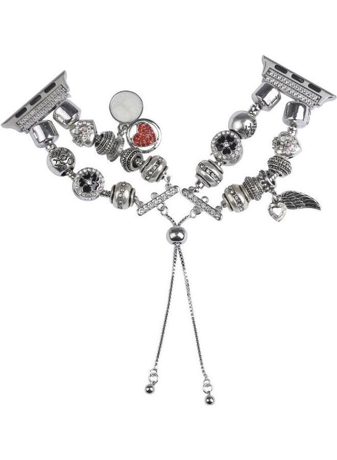 نيبمينينت سوار لساعة أبل 5 و4 مقاس 44 مم/3 و2 و1 42 مم فضي - Image 2