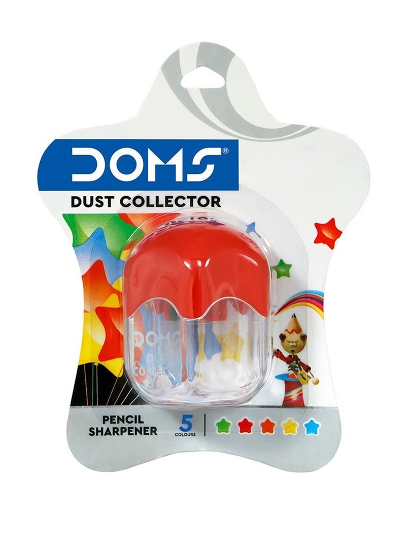 DOMS Sharpener With Dust Collector Assorted Colours - Image 1