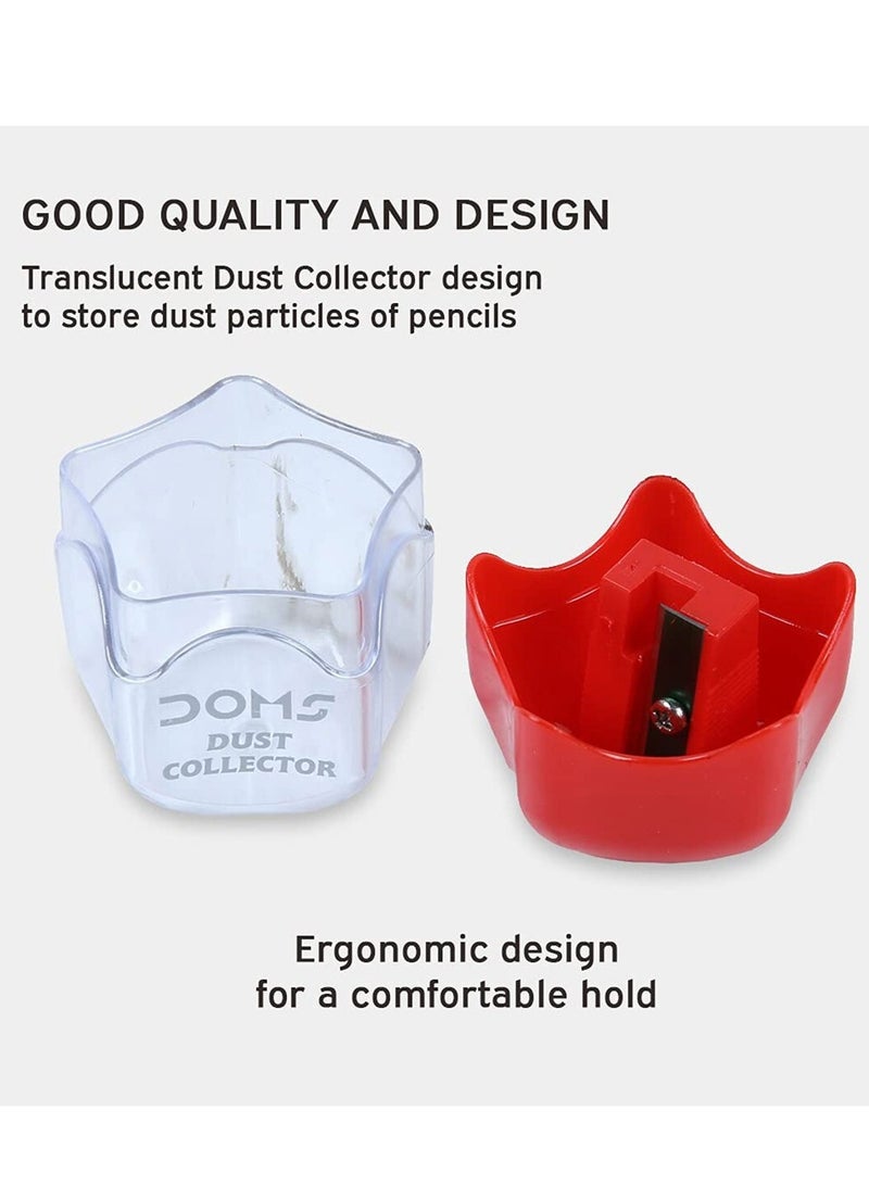 DOMS Sharpener With Dust Collector Assorted Colours - Image 3