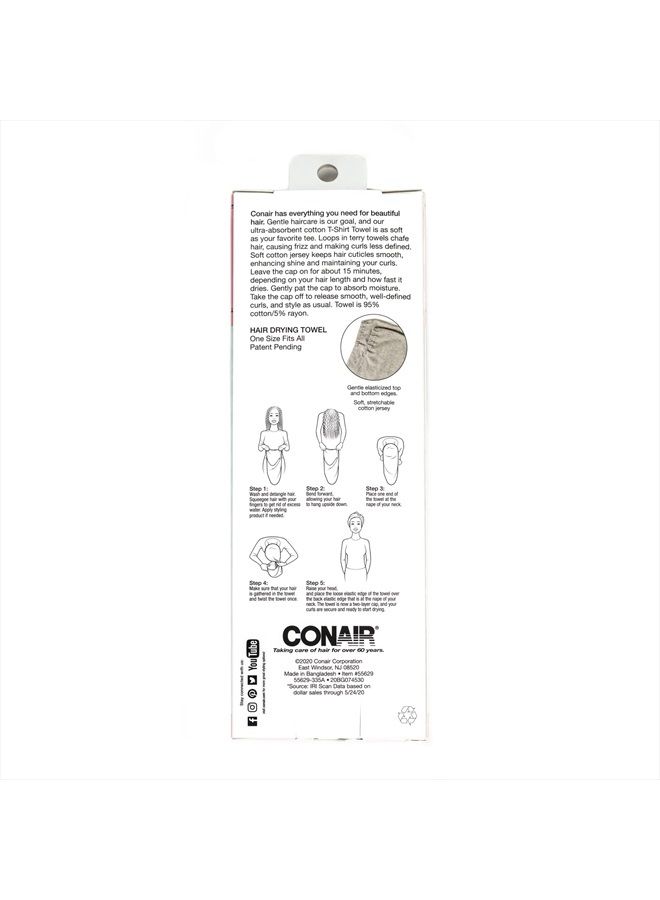 CONAIR T-Shirt Towel Multi-Colored - Image 2