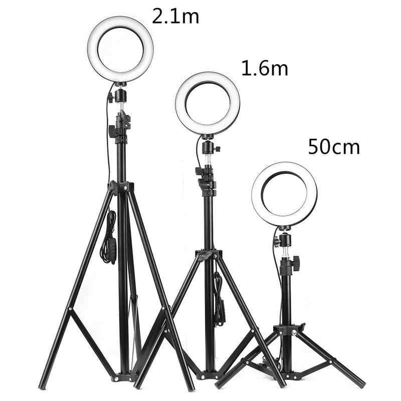 Loquat Adjustable Photography LED Selfie Light-Ring Multicolour - Image 2