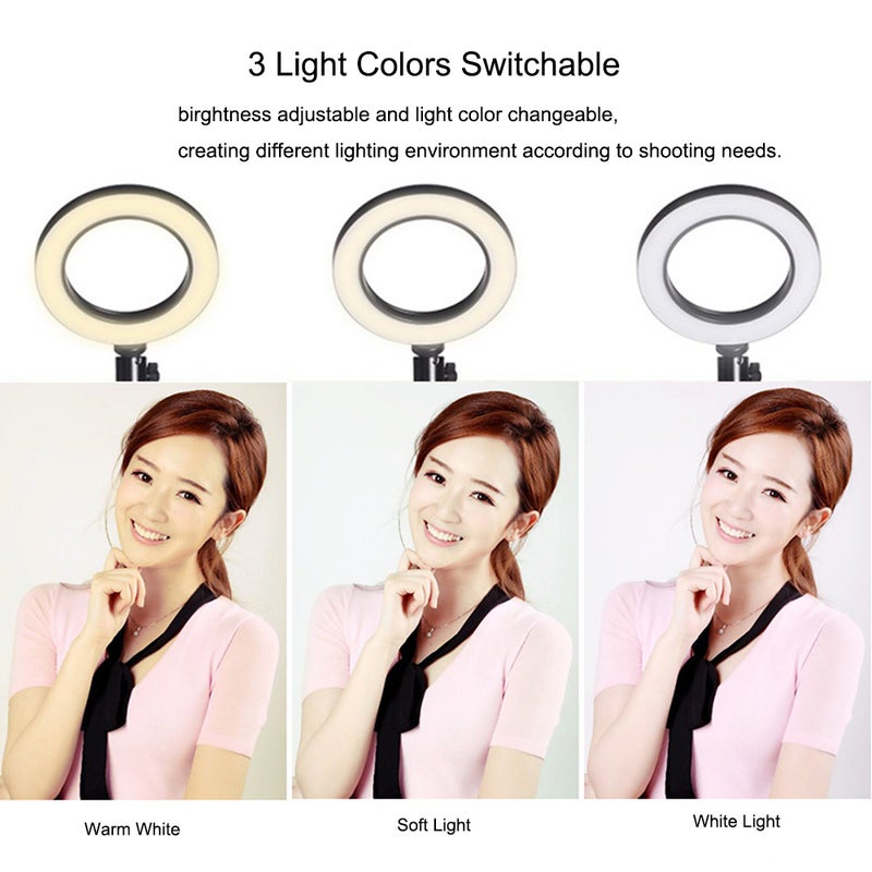 Loquat Adjustable Photography LED Selfie Light-Ring Multicolour - Image 5