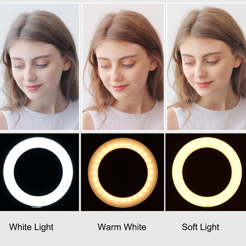 Loquat Adjustable Photography LED Selfie Light-Ring Multicolour - Image 3