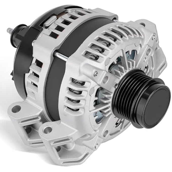 GDUKOP Alternator 12V 180A Compatible with Ram 1500 13-15, Jeep Grand Cherokee 11-20, Chrysler 300 11-21, Dodge Durango 11-20 Charger 11-21 Challenger 15-21 V6 3.6L Replace# 4801778AF 56029789AA - Image 1