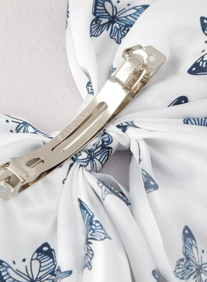 Take Two Take Two Butterfly Printed Bow Hair Clip