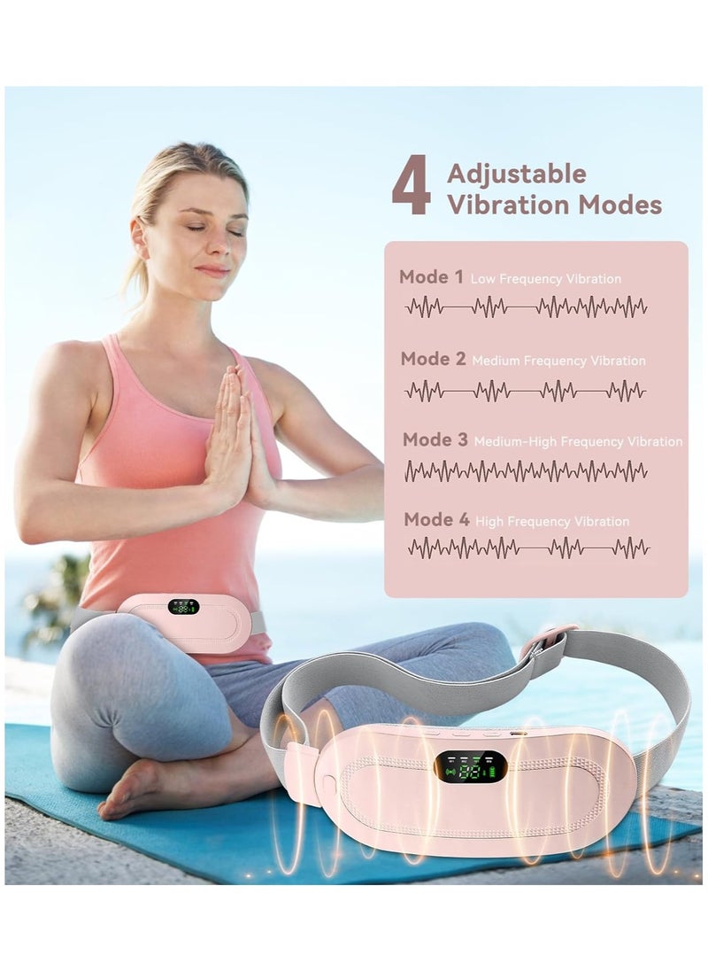 LIMOS Smart Warm Palace Belt - Menstrual Heat Pad - 3 Heat Levels - 4 Massage Modes - Fast Heat Belly Wrap - Back or Belly Pain Relief  - Image 2