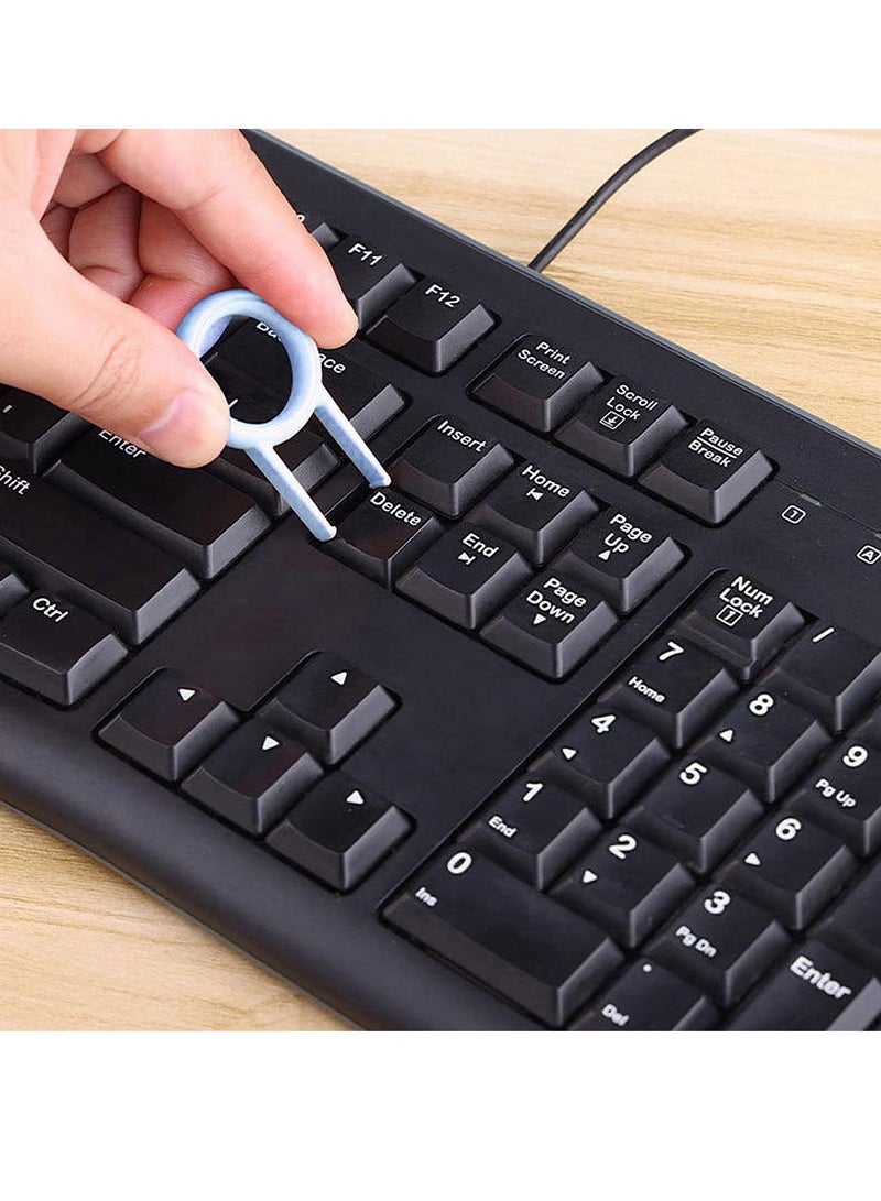 ELTRAZONE 7 in 1 Computer Keyboard Cleaning Brush Set Earbuds Cleaning Pen Wireless Bluetooth Headset Charging Box Electronics Keyboard Cleaning Tools Cleaner Keycap Puller Kit  - Image 4