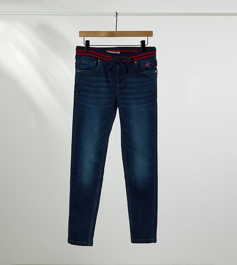 BEVERLY HILLS POLO CLUB Girls Regular Fit Denims - Image 1