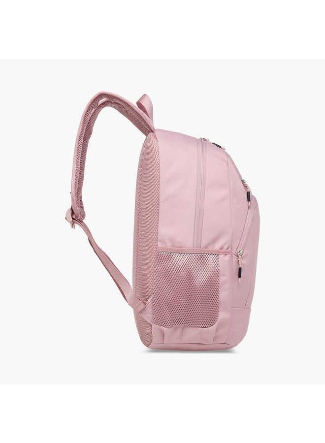 Kappa Girls Logo Print Backpack with Adjustable Straps and Detachable Pencil Pouch - 20x30x46 cm - Image 4