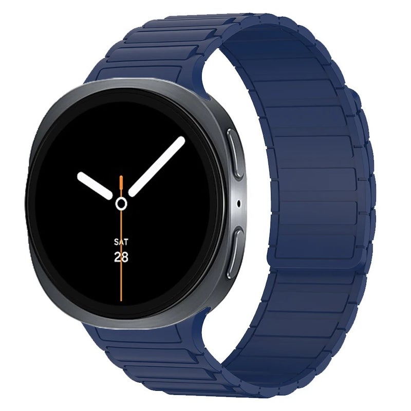 Bluejw Silicone Sport Watch Band for Samsung Galaxy Watch 8 40mm 44mm & 8 Classic, Magnetic Closure, Breathable Wrist Strap, Watch Band Replacement - Image 1