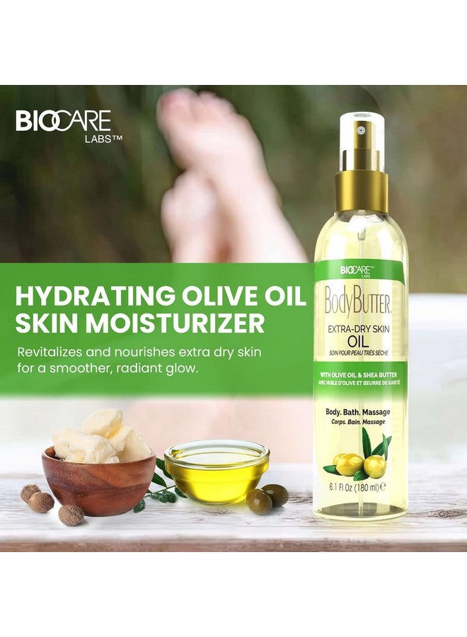 Biocare Skin Renewal Olive Oil Moisturizer for Extra Dry Skin - Nourishing Body Oil with Shea Butter & Vitamin E, Soothes & Hydrates 6.1 oz - Image 2