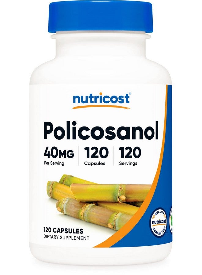 Nutricost Policosanol 40Mg 120 Capsules Gluten Free Nongmo And Vegetarian Friendly - Image 2