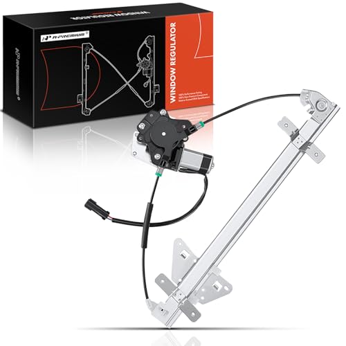 A-Premium Rear Right Power Window Regulator with Motor Compatible with Dodge Dakota 2000-2004 Durango 1998-2003 Replaces #55256494AB 55256494AC - Image 1