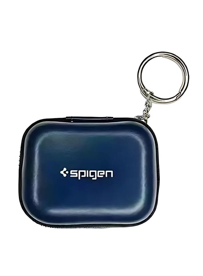 Spigen Universel Leather Case Cover For AirPods Pro Blue - Image 1