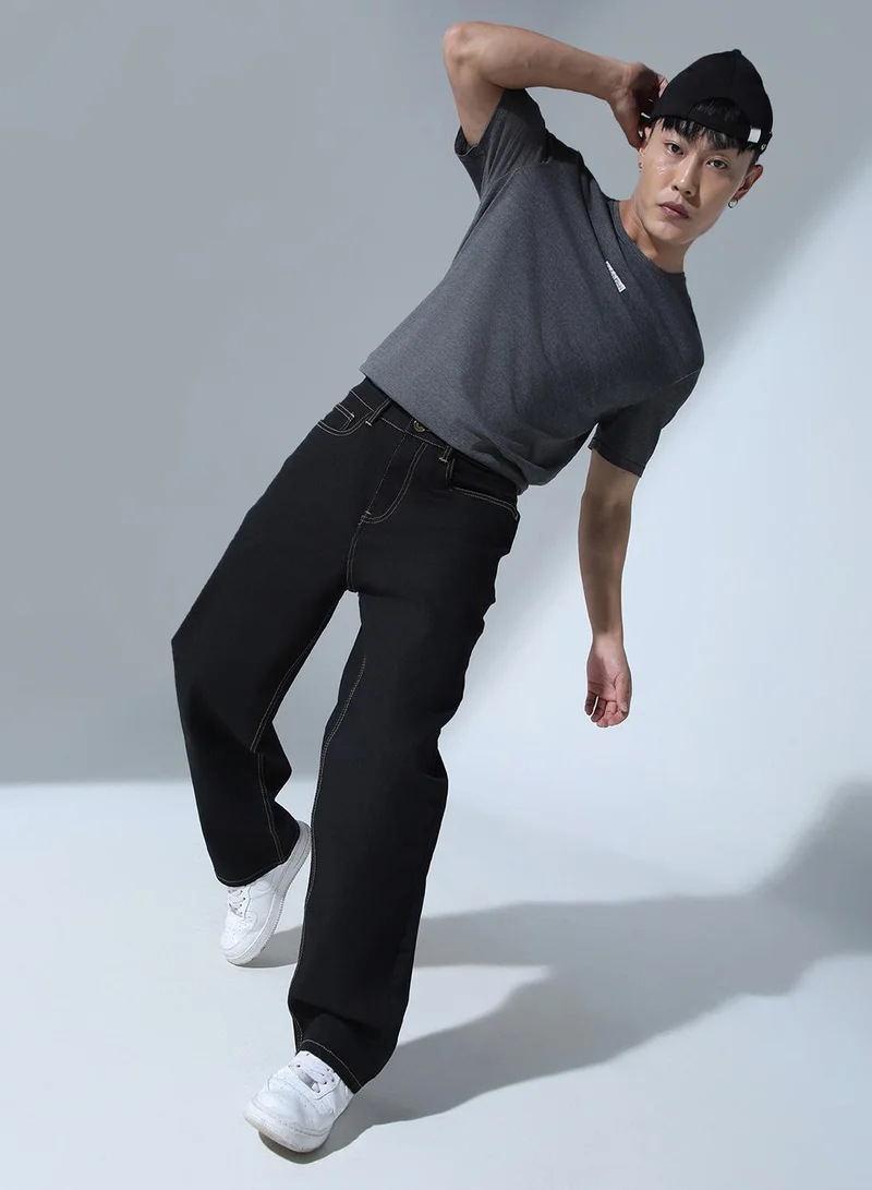 هوبرهولمي جينز أسود رجالي