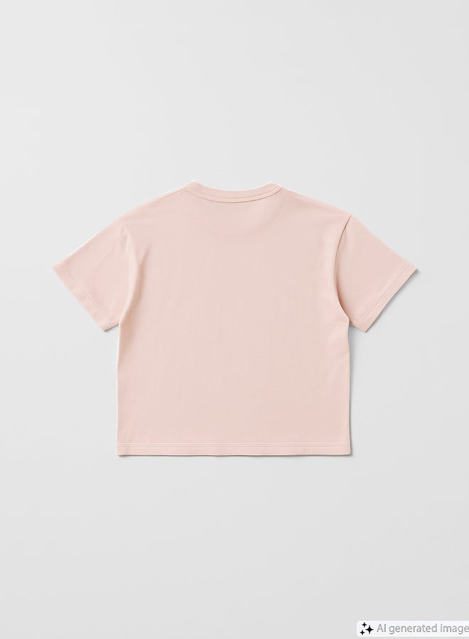 ال سي وايكيكي تيشيرت بناتي مطبوع - Image 2