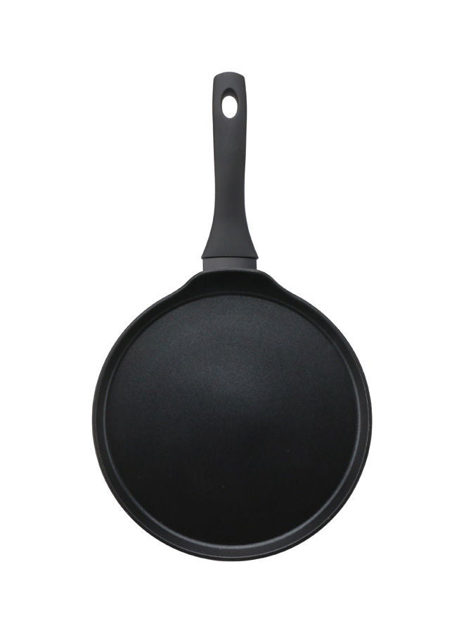 Trust Aluminium Non-Stick Crepe Pan With Handle Black 28cm - Image 1