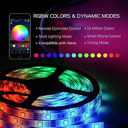 Goldwin Smart RGB 4 Pin LED lights Strip Controller WiFi Bluetooth Combine light Control box Compatible with alexa google home siri (3) - Image 2
