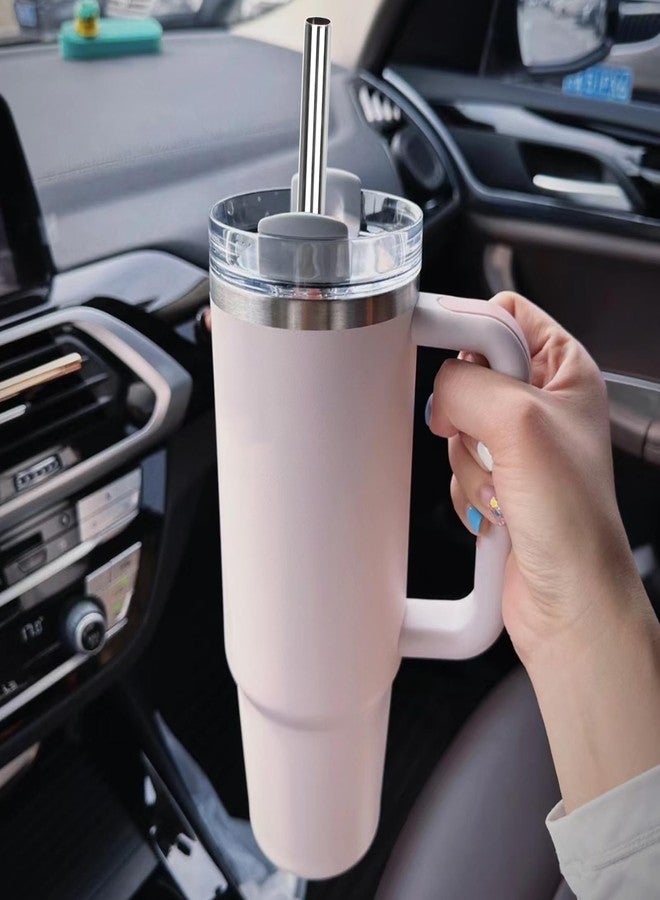 Gdsinstna 6 Pack Stainless Steel Straw Replacement 40 oz for Stanley Tumbler,3 Straight + 3 Curved Reusable Straws with Cleaning Brush, Compatible for 40oz Stanley Cup Tumbler - Image 5