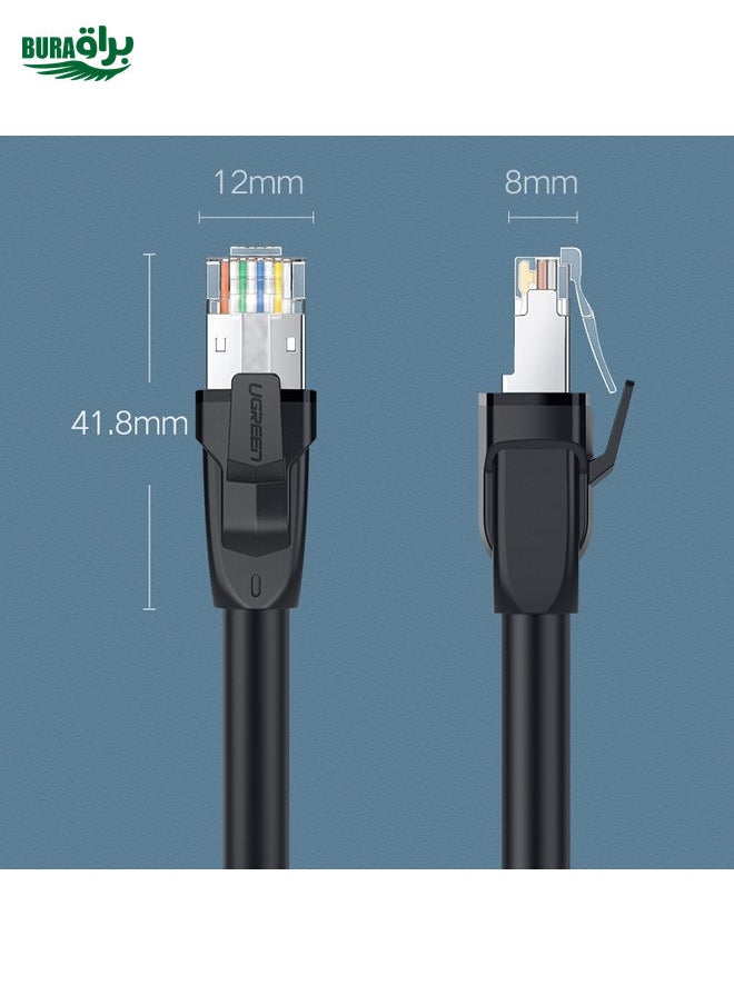 BURAQ UGREEN CAT8 Ethernet Network LAN Cable, Length:10m  - Image 3