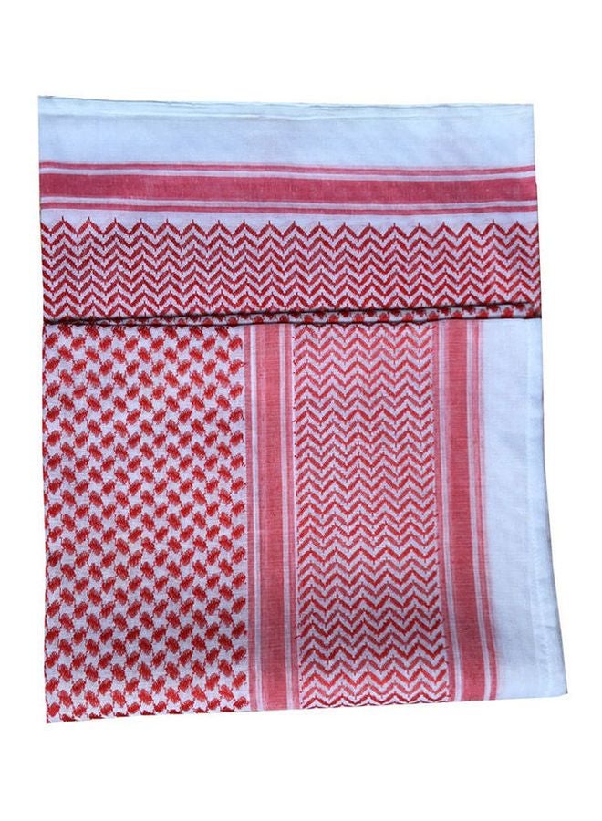 Casual Scarf Red/White - Image 1
